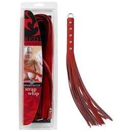 Leather Strap Whip, 20in, Red and many more Sex Toys at The Love Boutique, Adult Store Online