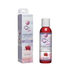 Shop For CandiLand Sensuals Warming Massage Gel, Red Licorice at Online Adult Sex Toy Store, The Love Boutique