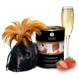Body Powder, Champagne & Strawberry, Shunga at Sex Toy Store Canada, The Love Boutique