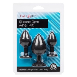 Silicone Gem Anal Kit, Black Online at Canadian Adult Shop - The Love Boutique