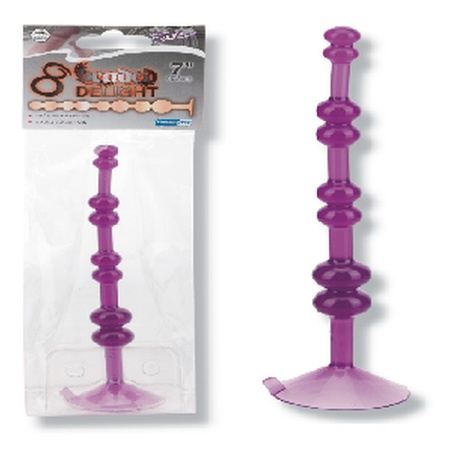 Beaded Delight With Suction, Purple