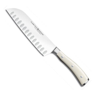 7 inch Classic Ikon Creme Santoku Knife - Wusthof Classic Ikon Knives at Internet Kitchen Store Toronto