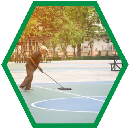 Basketball Courts Restoration and Maintenance