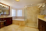 Modern Bathroom Design with Bathtubs and Cabinets by Andrea Duran Interiors - Bathroom Remodeling Firm in Davie, FL