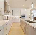 Fully Furnished Kitchen Countertops Design by Davie Kitchen Renovation Expert - Andrea Duran Interiors