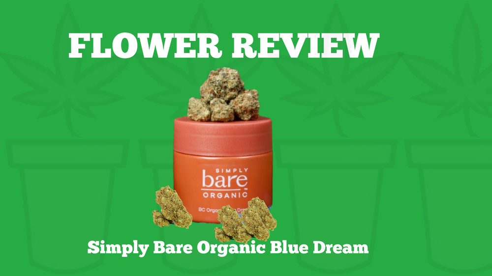 Flower Review - Simply Bare Organic Blue Dream at The Potery