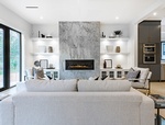 Chimney Breast Living Room at Bochner Design & Home