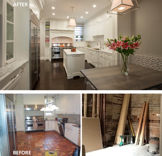 Before and After Kitchen Renovation by Atchison Architectural Interiors - Chicago Luxury Interior Designer
