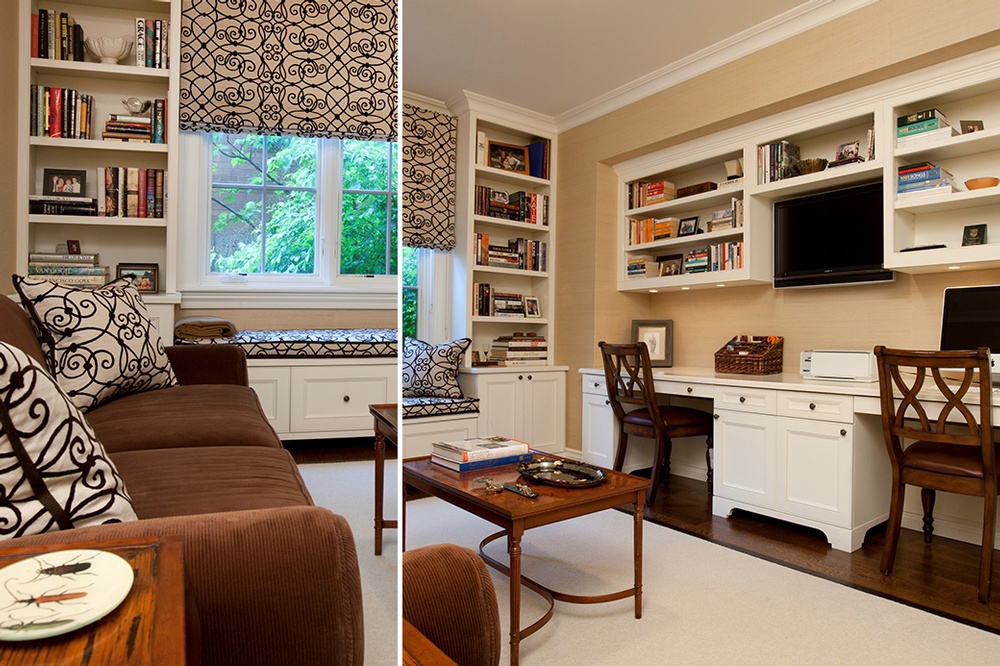 Atchison Architectural Interiors - Living Room Book Shelf Interior Design by Chicago Interior Designer