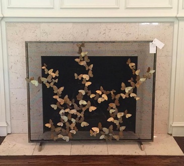 Fireplace Screen by Atchison Architectural Interiors - Chicago Interior Designer