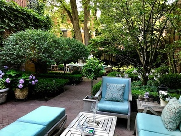 Outdoor Seating Area by Atchison Architectural Interiors - Chicago Interior Designer