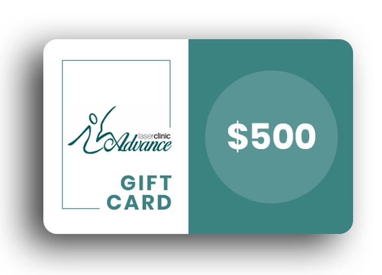 500 Dollar Gift Card by Advance Laser Clinic