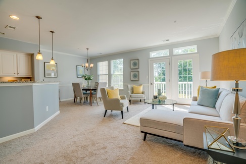 Living Room Design by Studio D Interiors - Home Remodeling in Woodbridge, VA