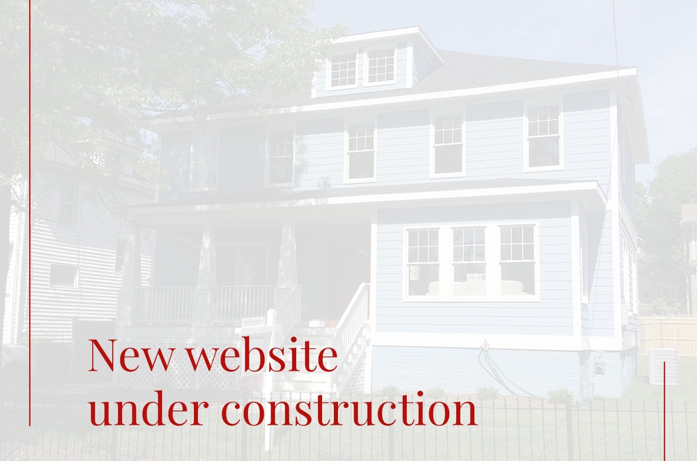New Website Under Construction