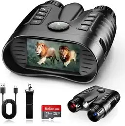 Day and night vision binoculars