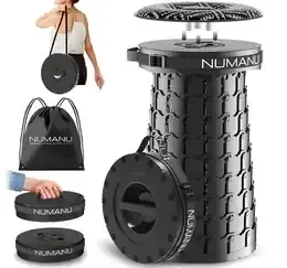 NUMANU telescoping collapsible folding stool