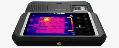 TOPDON thermal imaging camera in use