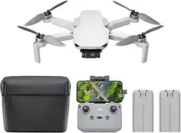 DJI Mini 4K aerial drone with controller and extra batteries