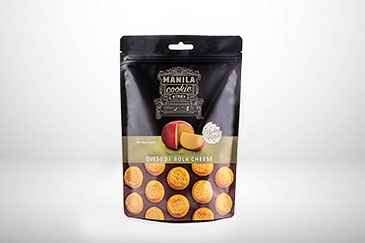 Manila Cookie Story - Queso De Bola Cheese Baby Bites in resealable stand-up pouch