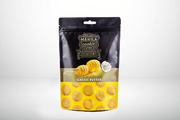 Manila Cookie Story - Classic Butter Baby Bites in resealable stand-up pouch