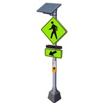 Front View Rectangular Rapid Flashing System - Transportation Solutions and Lighting, Inc