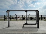 Smart Solar Bus Shelter near Bus Stops - Transportation Solutions and Lighting, Inc