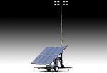 Large Wide Solar Light Tower WLTS-LWP - Transportation Solutions and Lighting, Inc