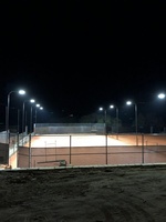 LED Tennis Court Lighting - Sports Solar LED Lighting on Tennis Field - Transportation Solutions and Lighting, Inc