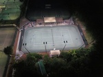 Top View of LED Tennis Court Lighting - Sports Solar LED Lighting - Transportation Solutions and Lighting, Inc