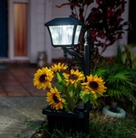 Solar Path Light with Planter GS-111PL near Residential Area - Transportation Solutions and Lighting, Inc