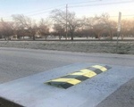 Retractable Speed Hump on Highways - Rubber Traffic Calming - Transportation Solutions and Lighting, Inc