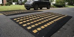 Speed Cushions on Highways - Rubber Traffic Calming - Transportation Solutions and Lighting, Inc