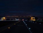 Internally Illuminated Raised Pavement Marking on Highways align sideways - Transportation Solutions and Lighting, Inc