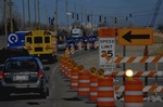 Color Sequential Barricade Lamps on Roads - Transportation Solutions and Lighting, Inc