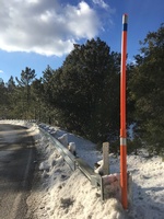 Snow-Pole Guide Post - Traffic Guidance Systems Supplier Florida - Transportation Solutions and Lighting, Inc