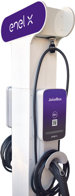 Juice Pedestal - Commercial Electric Charging Stations with Output Cable and Connector