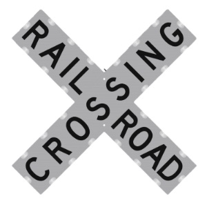 Rail Crossing Sign Alert Florida