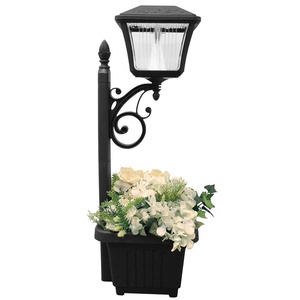Solar Path Light with Planter GS-111PL - Residential Solar Lighting - Transportation Solutions and Lighting, Inc