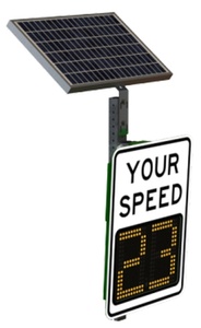 9″ Radar Speed Solar Sign - Radar Speed Signs - Transportation Solutions and Lighting, Inc