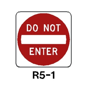 R5-1 Do Not Enter - MUTCD SIGNS Florida - Transportation Solutions and Lighting, Inc