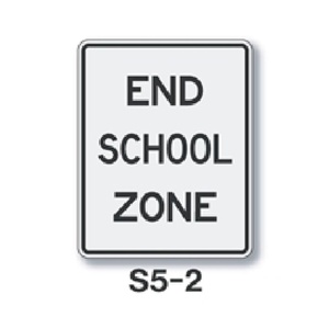 S5-2 End School Zone - MUTCD SIGNS Florida - Transportation Solutions and Lighting, Inc