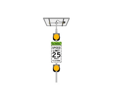 School Crossing Sign Alerts Supplier throughout Florida - Transportation Solutions and Lighting, Inc.