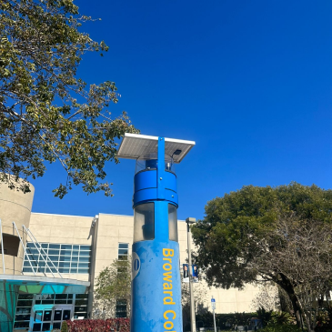 Blue Light Emergency Phone Tower System Maintenance and Repair Florida - National Safety Systems, a division of Transportation Solutions and Lighting, Inc.