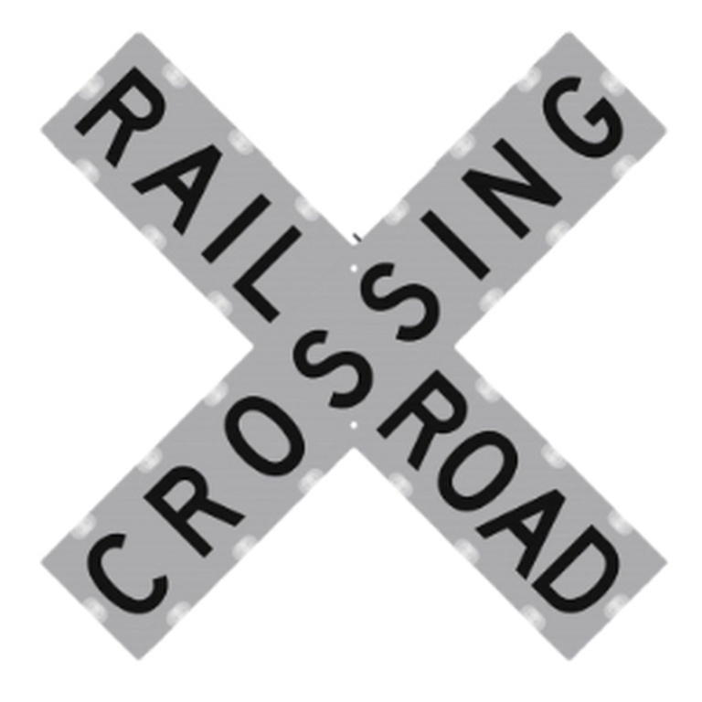 Rail Crossing LED Flashing Sign Alert System - Transportation Solutions and Lighting, Inc