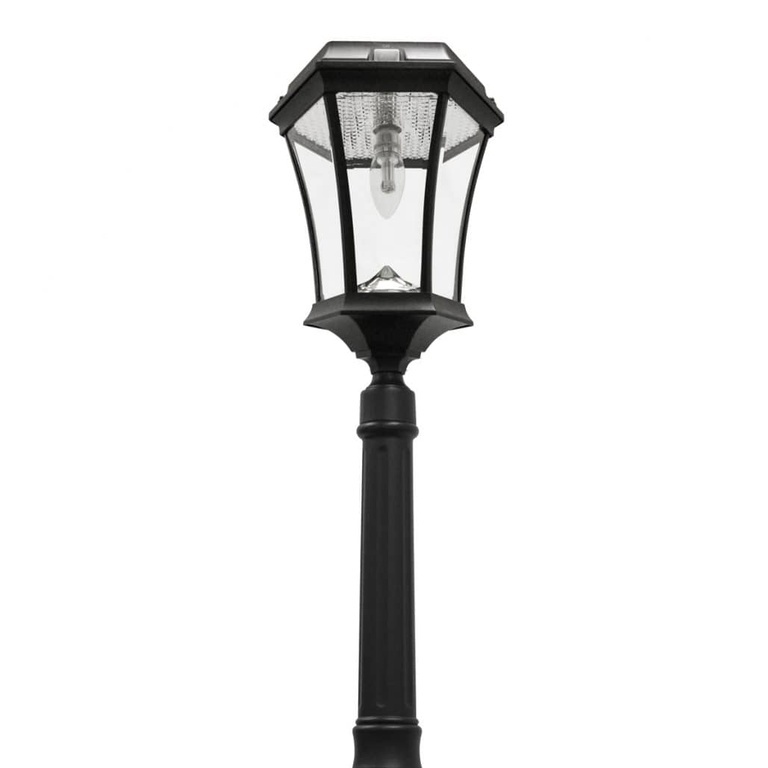 Victorian Bulb Solar Lamp Post GS-94B-S - Residential Lighting - Transportation Solutions and Lighting, Inc