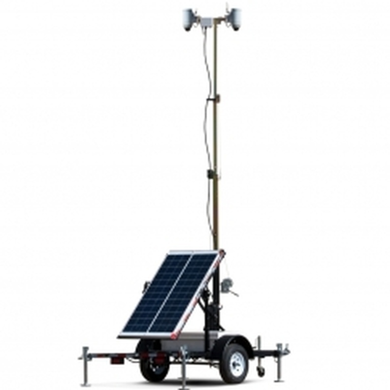 WCCTV Mini Dome Solar Trailer - Mobile Surveillance System - Transportation Solutions and Lighting, Inc