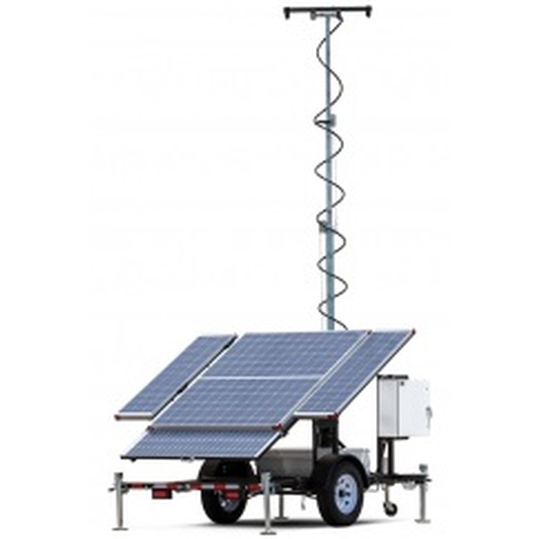 WCCV Integrator Solar Trailer - Mobile Surveillance System - Transportation Solutions and Lighting, Inc