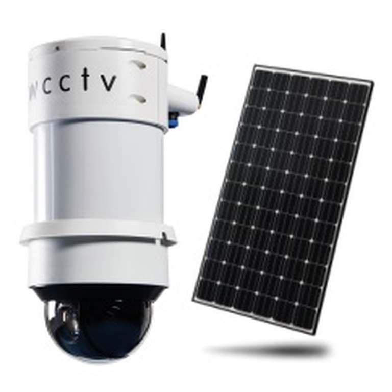 WCCTV 4G Solar Mini Dome - Rapid Deployment Surveillance System - Transportation Solutions and Lighting, Inc