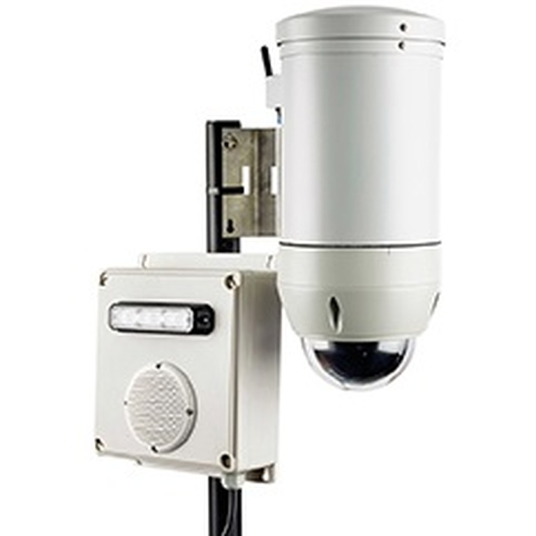 WCCTV Mini Dome Blue Light Mobile Video Surveillance, Voice Alarm System - Transportation Solutions and Lighting, Inc