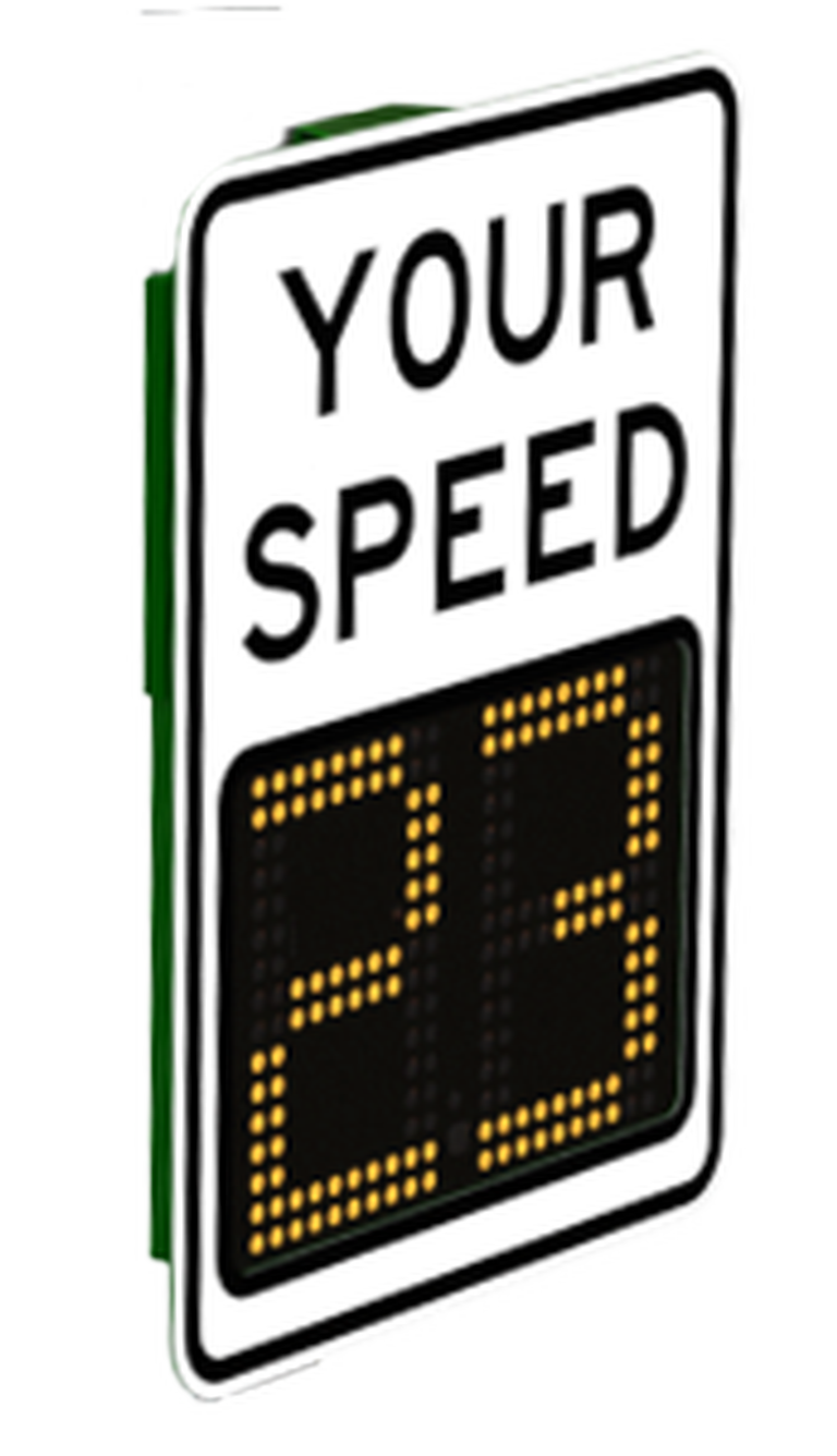 9″ Portable Radar Speed Sign - Transportation Solutions and Lighting, Inc